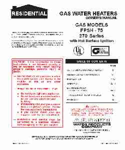 A O  Smith Water Heater FPSH - 75-page_pdf